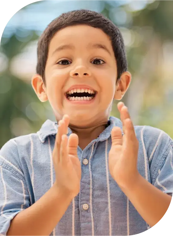 niño sonriente